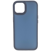 Husa de Protectie, Vafy, pentru iPhone 15, Satin Matte, din PC, Albastru