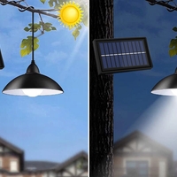 Lampa solara tip pendul, panou solar independent cu cablu de 3 metri, cu telecomanda