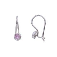 Cercei Argint 925 Tortita cu Zirconiu, 2.08 g