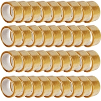 Set 36 Role Banda Adeziva Solventa, 48mmx60m, Ambalare, Sigilare, Rezistenta, Transparenta