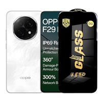 Folie de Protectie pentru Oppo F29, Vafy, Sticla Securizata ESD, Margini Negre, Rezistenta la Zgirieturi, Antistatica, 0.35 mm, Transparenta