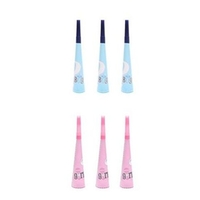 Set 6 Suflatori Gender Reveal, Vafy, Girl or Boy, din Carton, 20 x 5 cm, Roz/Albastru