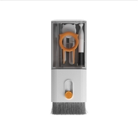 Kit Multifunctional de Curatare Produse Electronice 10in1, Flippy, pentru Laptop, Tastatura, Telefon, Casti, Camere, Alb