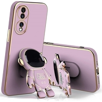Husa Telefon 2in1, Vafy, Compatibila Huawei P60 Pro, Carcasa TPU cu Suport Inclus Tip Astronaut, Protectie Camere, Mov
