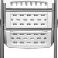 Scaun pliabil 54x46x86 cm, otel si HDPE, antiderapant, alb
