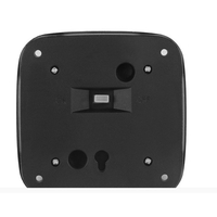 Lampa solara LED pentru gradina, Flippy, Set 4 Bucati, 8 LED-uri, Prindere de Perete / Impamantare, IP65, forma patrat, ABS si Policarbonat, 9 x 9 cm, baterie 1.2V, 600 mah, Alb Rece, Gri
