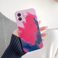 Husa protectie Vafy compatibila cu Apple iPhone 11 Pro Tpu Ombre, Roz/Mov/Negru