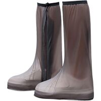 Protectie Incaltaminte pentru Ploaie si Noroi, Flippy, Impermeabila, Talpa Antiderapanta, cu Fermoar si Capsa, Inaltime 40 cm, Marime XL 40-41, Maro