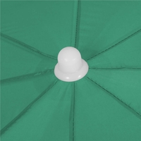 Umbrela de plaja pliabila cu inclinare reglabila, diametru 160 cm, verde