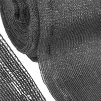 Plasa umbrire si intimitate pentru gard, 1.5m latime, 50m lungime, 140g densitate 90%, gri deschis