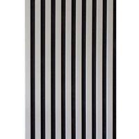 Riflaj MDF decorativ LDA PREMIUM de tip Panou Acustic, Gri Nisip, 260x40 cm