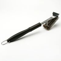 Perie de Sarma pentru Gratar, Flippy, Maner 45 cm, din Otel inoxidabil, 45X7X10, Negru