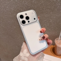 Carcasa Metalica, Vafy, Compatibila Apple iPhone 15 Pro, Creeaza Aspect de iPhone 17 Pro, Unibody Mat, Rezistenta la Zgarieturi, Argintiu