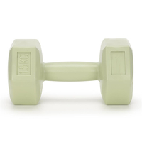 Set gantere hex 2x1,5 kg, bitum cu invelis rezistent PP, verde