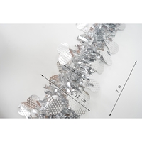 Beteala Craciun, Flippy, argintiu, marimea: 2 m x 11 cm x 9 cm material:folie PVC, interior/exterior