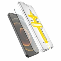 Folie de sticla securizata cu sistem de montare usor si rapid Flippy compatibila cu Apple iPhone 11 / XR Transparent