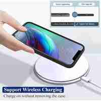 Husa de Protectie, Vafy, pentru Xiaomi Redmi Note 12 Pro 5G, Liquid Silicone, cu Microfibra pe Interior, Protectie Antisoc, Compatibil Incarcare Wireless, Negru