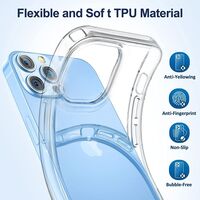 Husa de protectie Vafy compatibila cu Xiaomi Redmi Note 10 Pro Tpu 1.0 mm Transparent