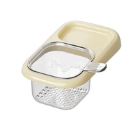 Cos de Scurgere pentru Chiuveta, Vafy, din ABS, cu Maner si Ventuza, Multifunctional, 22 x 13 x 8.5 cm, Crem
