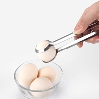Cleste de Bucatarie, Vafy, Multifunctional, pentru Oua/Alimente/Salata, din Otel Inoxidabil, Gri