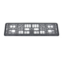 Suport Placute de Imatriculare, Flippy, Standard European XC-W341, din Plastic, Rama pentru Placute, 52.7 x 13 x 1.2 cm, Negru