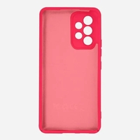 Husa protectie Vafy pentru Samsung A53 5G Liquid Silicone Roz Fuchsia/Roz