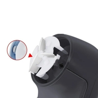 Aparat Scame si Par Haine, Vafy, Electric, USB inclus, Periuta Curatare, pentru Diferite Tesaturi, 13 x 6.8 x 5.8 cm, Negru