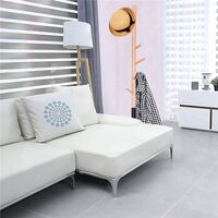 Cuier tip pom din metal Sersimo, 6 agatatoare, 180cm, negru maro
