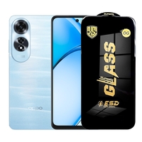 Folie de Protectie pentru Oppo A60, Vafy, Sticla Securizata ESD, Margini Negre, Rezistenta la Zgirieturi, Antistatica, 0.35 mm, Transparenta
