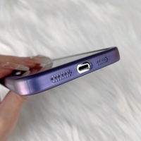 Husa protectie MagSafe TPU, Vafy, pentru Apple iPhone 13 Pro Max, cu decupaj logo, Folie Sticla Camera, Mov