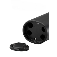 Rasnita Electrica pentru Cafea si Condimente, Flippy, Cutit de Macinare din Otel Inoxidabil, Incarcare cu Baterii, Optiuni Diferite de Macinare, Usor de Manevrat, 18x5.5cm, Negru