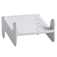 Suport pentru Pantofi, Flippy, cu Doua Straturi, Organizator, Antiderapant și Durabil, 26x24.8x16 cm, Alb