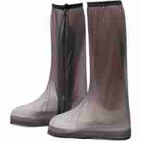 Protectie Incaltaminte pentru Ploaie si Noroi, Flippy, Impermeabila, Talpa Antiderapanta, cu Fermoar si Capsa, Inaltime 40 cm, Marime XXL 42-43, Maro
