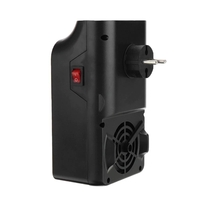 Mini Aeroterma Puternica Portabila Flippy, Putere 1000W, Mini radiator electric cu Display LCD, efect de semineu si flacara, cu telecomanda