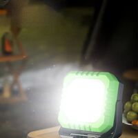Lanterna Tip Breloc, Vafy, 5 Moduri de Luminat, Incarcare USB Tip C, 5W, Impermeabila IPX5, 500 lm, COB, Verde