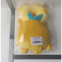 Perna tip Rucsac pentru Protectia Capului, Vafy, Tetiera tip Girafa, pentru Bebelusi, 33x6x19 cm, 180 g, Galben