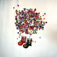 Set 10xPistol Confetti pentru Petrecere, Flippy, 14x16 cm, Multicolor