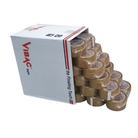 Set 36 Role Banda Adeziva Solvent, Vibac, 48mmx60m, Ambalare, Sigilare, Rezistenta, Maro