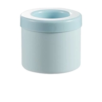 Tava de Gheata din Silicon cu Capac, Flippy, Forma de Gheata pentru Racirea Bauturilor, in Forma de Frapiera, Silicon fara BPA, Cuburi de Gheata, 9x8.5x8 cm, Albastru