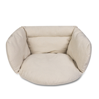 Perna pentru leagan tip cuib 56x63x36 cm, umplutura moale, ecru