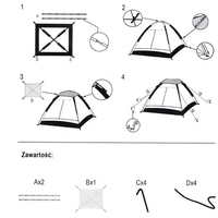 Cort plaja sau camping, impemeabil, cu protectie UV, 2 locuri, 200x150x110cm, albastru