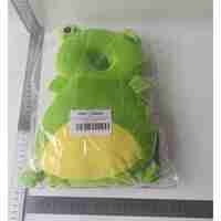 Perna tip Rucsac pentru Protectia Capului, Vafy, Tetiera tip Broscuta, pentru Bebelusi, 33x6x19 cm, 180 g, Verde