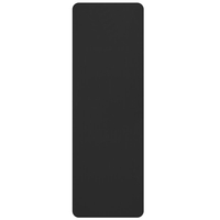 Saltea fitness antiderapanta din NBR, 183x61x2 cm, cu curea transport, negru