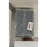 Forma pentru Gheata, Flippy, 6 Forme Patrate cu Capac, din Silicon, 17 x 12 x 6 cm, Negru