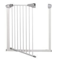 Poarta de siguranta Safety Gate pentru scari, ajustabila 90-99 cm, din otel, alba