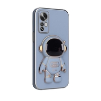 Husa de Protectie 2 in 1, Vafy, Husa de Protectie pentru Samsung Galaxy A15/A15 5G, Model Astronaut cu Suport, din TPU, Albastru