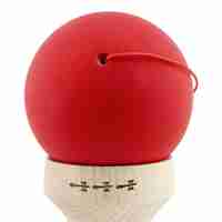 Kendama X Originala, Profesionala, Flippy, Cupe Mari KING SIZE V3, Rubber Grip, Gaura in Baza, Rulment Metalic, din lemn 18 cm, Ata 62/65 cm, Bicolor Rosu/Negru