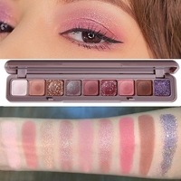 Paleta Farduri Flippy, 9 Culori, Farduri Mate si Sidefate, Rezistenta la Apa, Oglinda, 10 g, 9 x 3 x 2 cm, Valabilitate 3 Ani, Multicolor