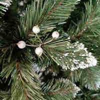 Brad artificial Christmas Deluxe by Sersimo, Crystal nins cu merisoare, 2D, 250cm