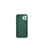 Husa protectie Vafy compatibila cu Apple iPhone 12 Mini Mag Safe Silicone Verde